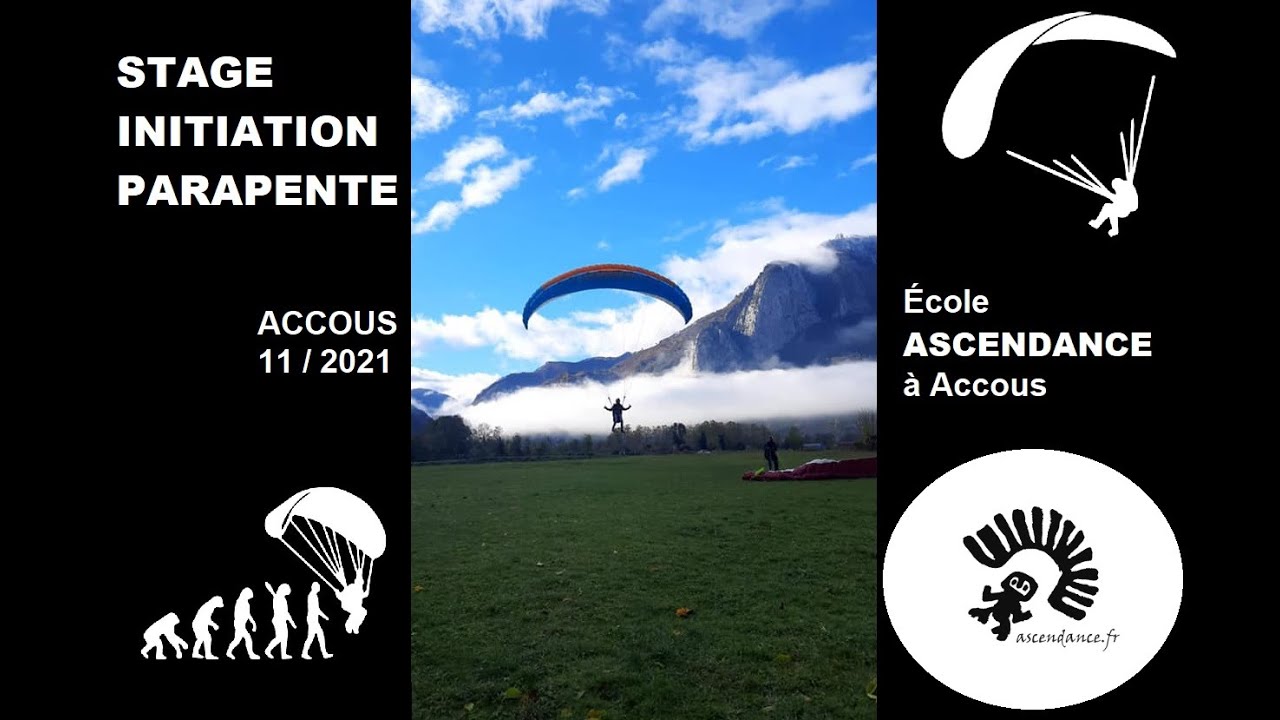 STAGE INITIATION PARAPENTE ACCOUS 2021 (Ecole Ascendance)