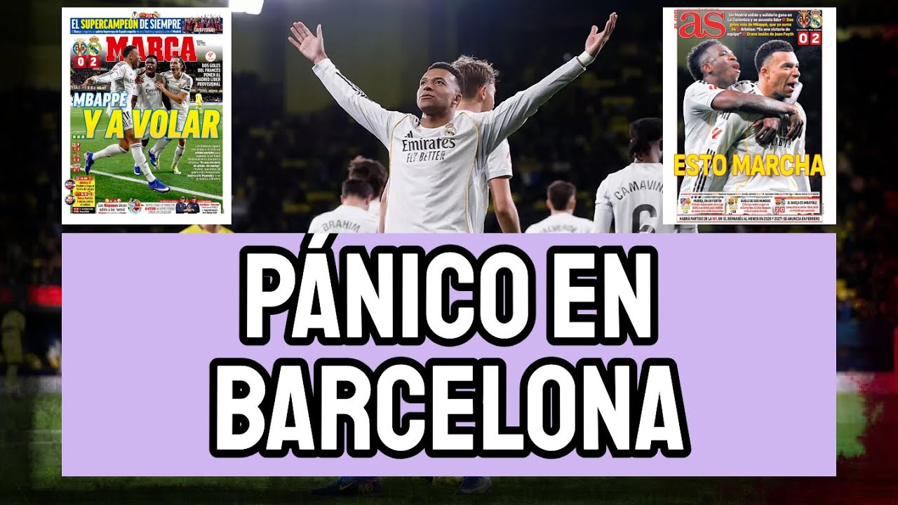 PÁNICO EN BARCELONA POR LA RESURRECCIÓN DEL REAL MADRID: 