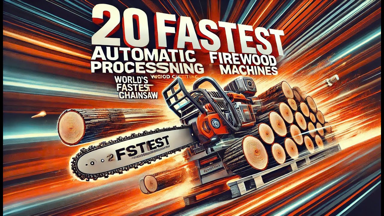 20 Fastest Automatic Firewood Processing Machine. Machine Marvels