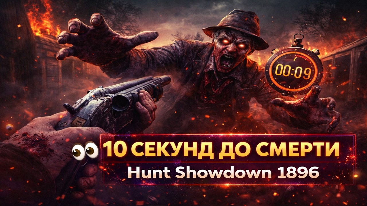 👀 10 секунд до смерти | Hunt Showdown 1896 #hunthowdown  #games #праздник