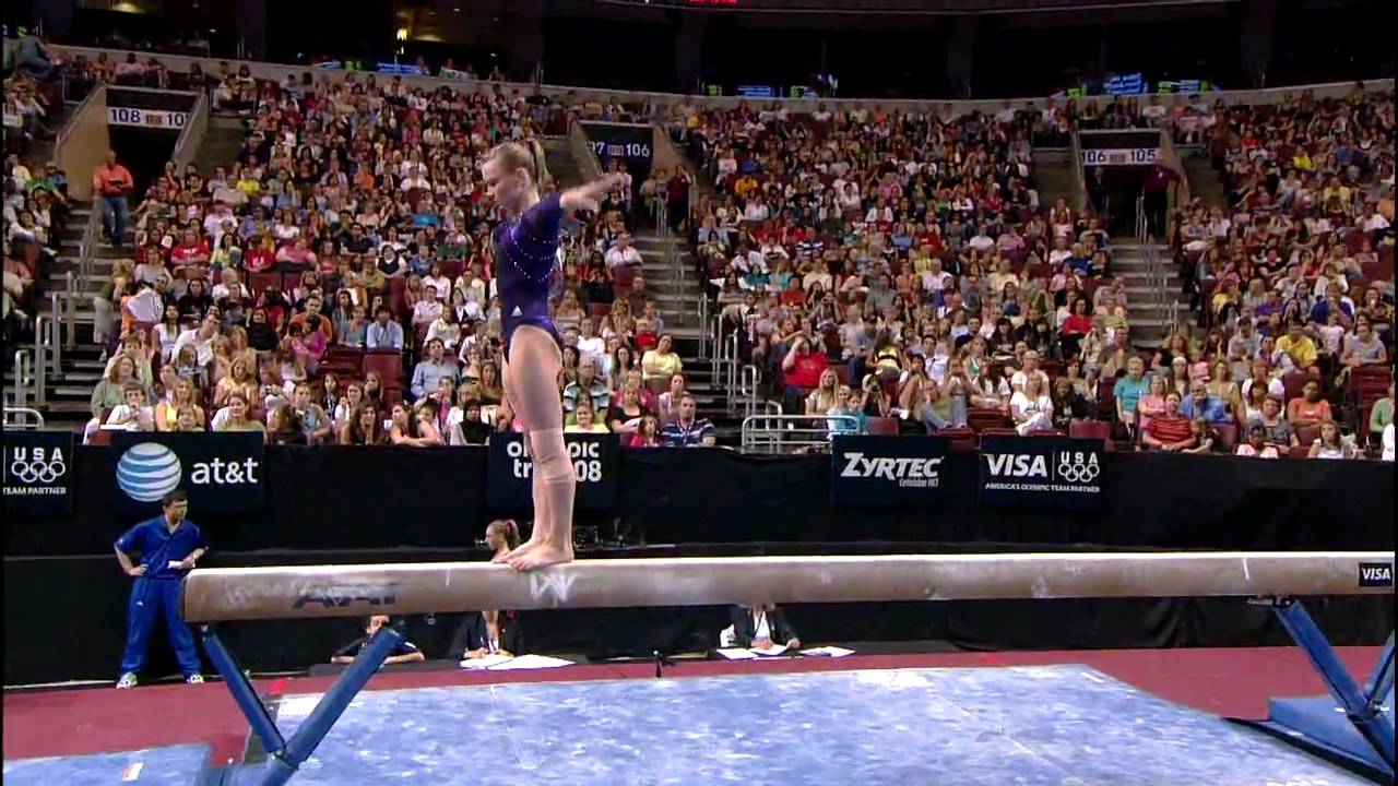 Bridget Sloan - Balance Beam - 2008 Olympic Trials - Day 1