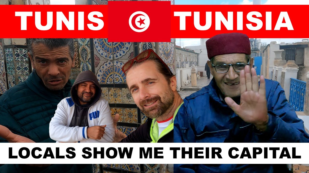 First time in TUNISIA - Meeting locals in TUNIS, the capital تونس