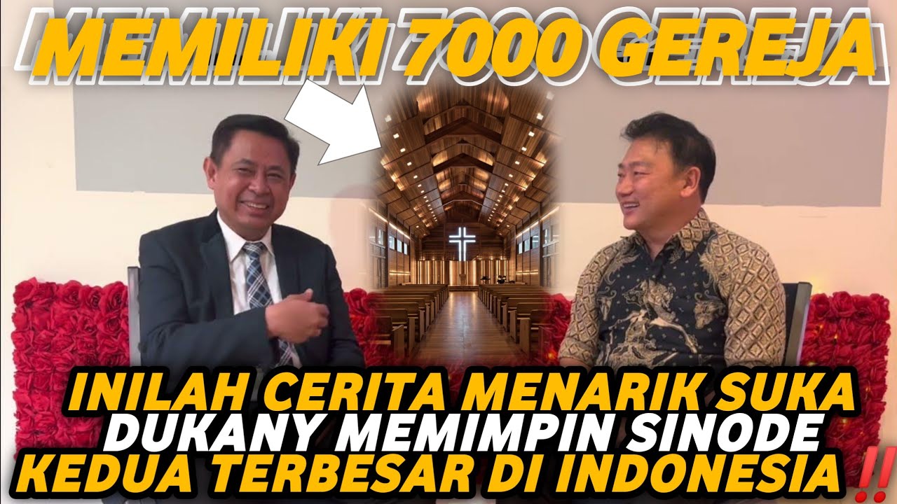 Suka dukanya memimpin sinode kedua terbesar di Indonesia, yaitu Sinode GBI