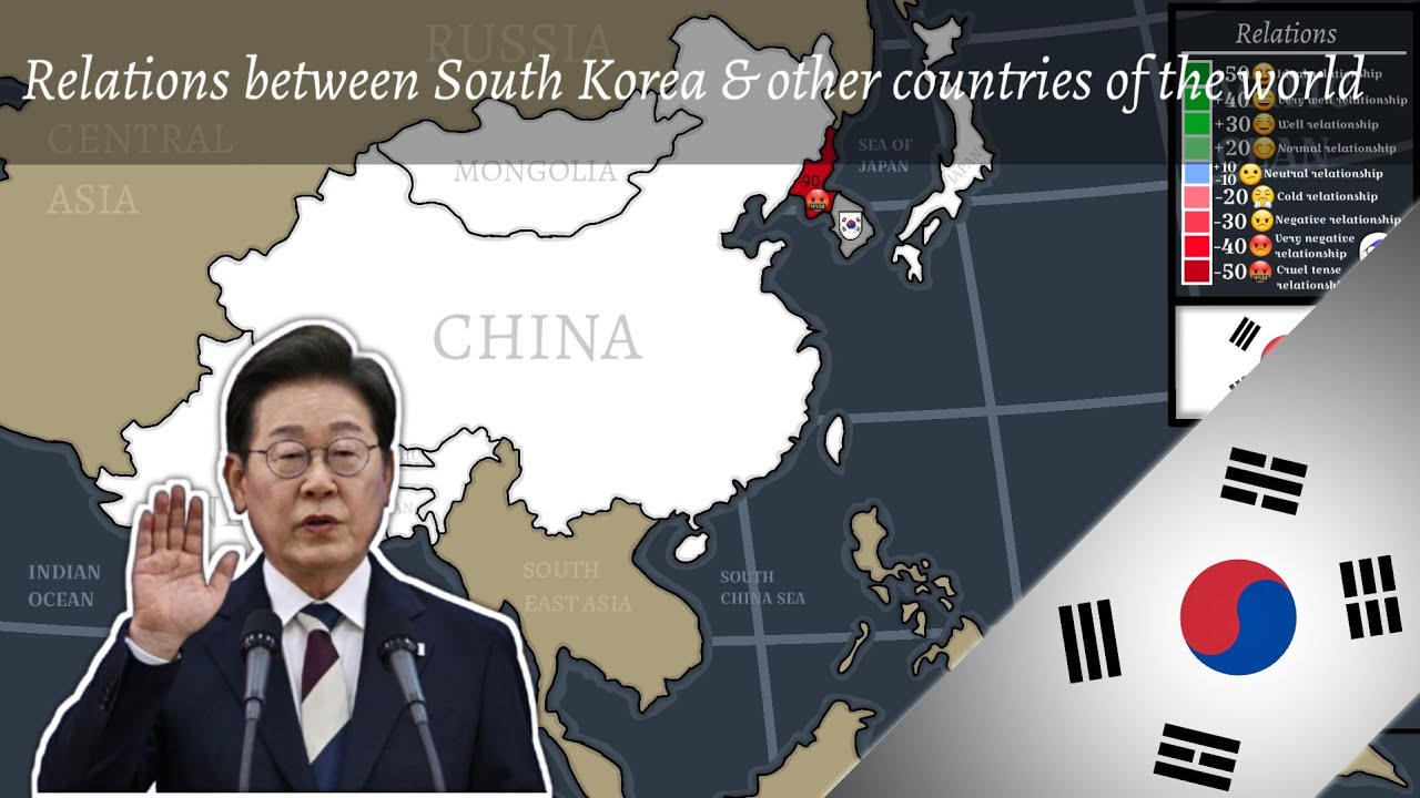 Relations between South Korea & other countries of the world