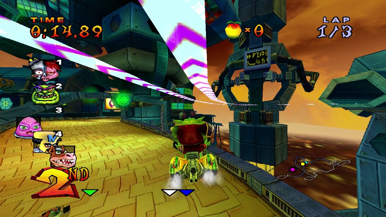 Crash Nitro Kart: Teknee Tracks - (Team Oxide)