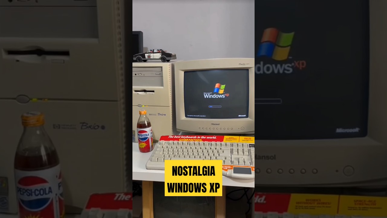 ASMR Start Up Windows XP, Nostalgia #vintage, #oldschool #retro