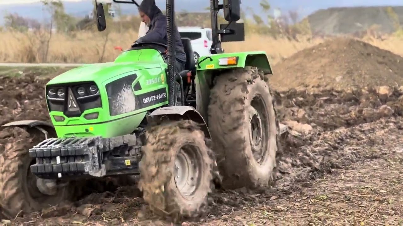 Sert ve çamurlu toprakta sürüm (Pancar Yeri) // Massey Ferguson 266G & Deutz - Fahr 3050E