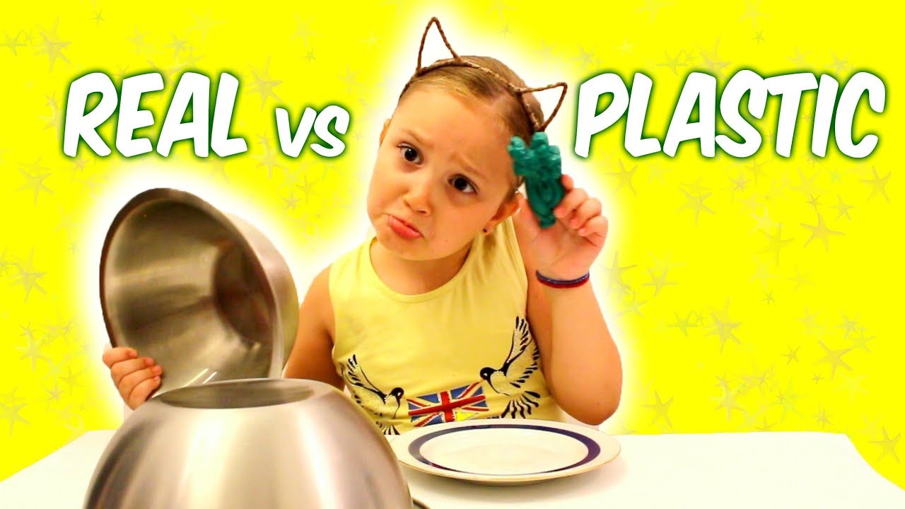 Mancare ADEVARATA vs Mancare din PLASTIC #3