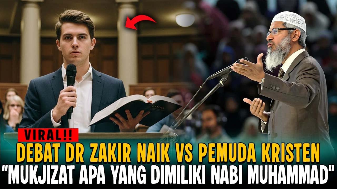 DEBAT PANAS‼️ DR ZAKIR NAIK VS PEMUDA KRISTEN: MUKJIZAT NABI MUHAMMAD TERKUAK!