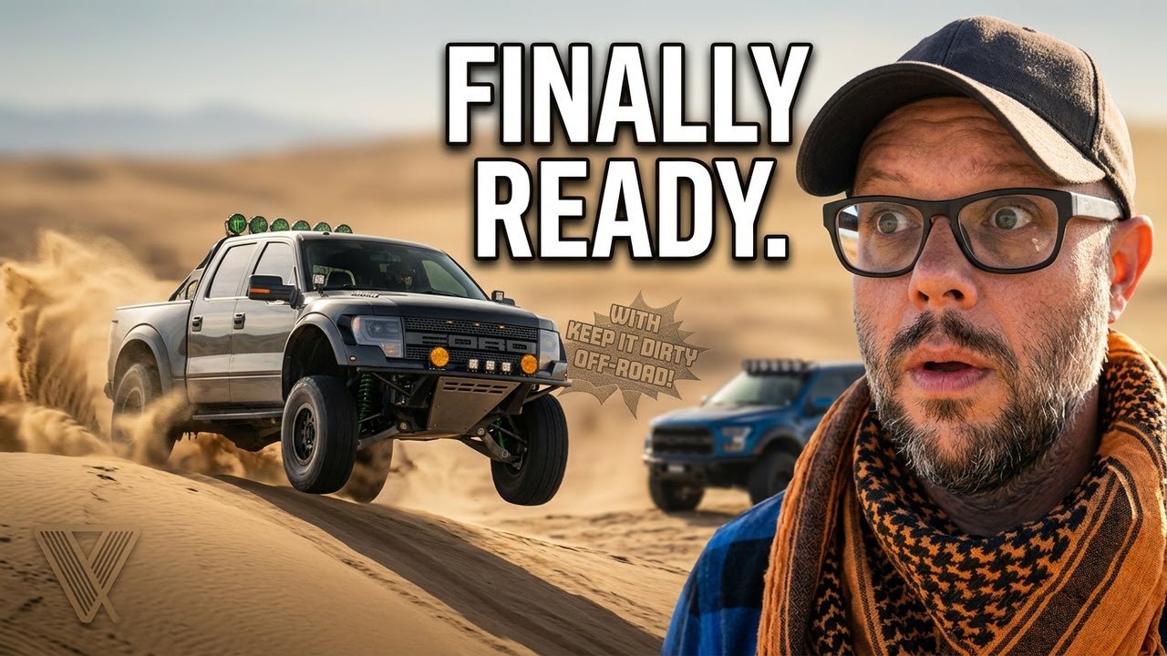 Rallying Trucks in Mojave With Keep it Dirty Off-Road