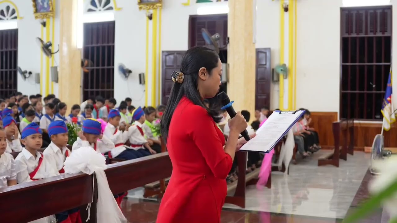 Bài cảm tạ ơn của trưởng hội Mân Côi giáo xứ Bảo Sơn