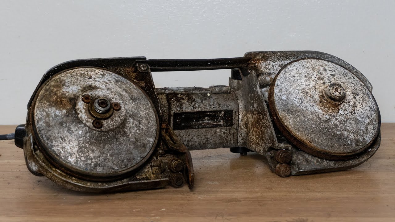 Deep Cut Portable Band Saw Restoration | Hitachi CB 10SA