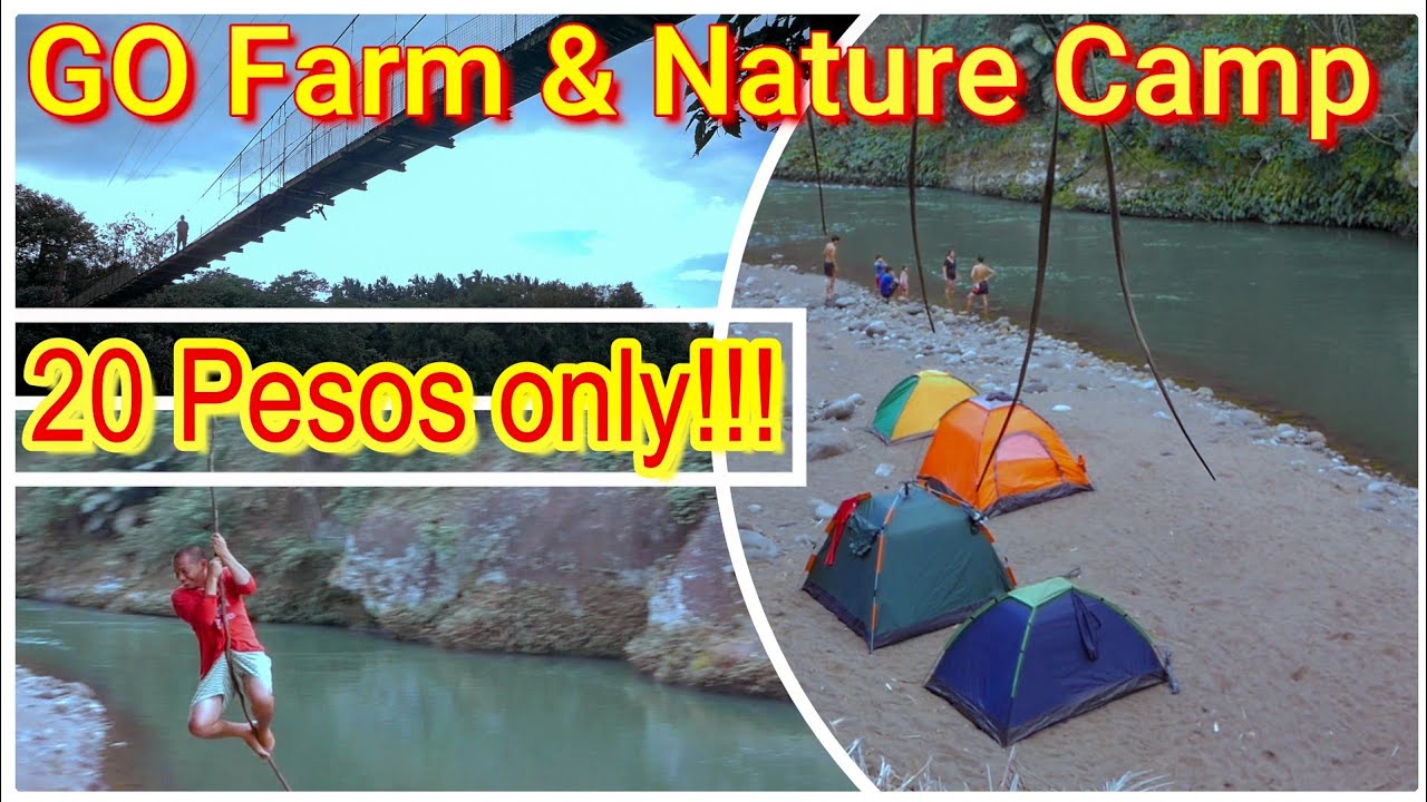 GO Farm & Nature Camp | Magdalena Laguna | Hanggang saan ang 20Pesos mo? #camping #ongfam #glamping