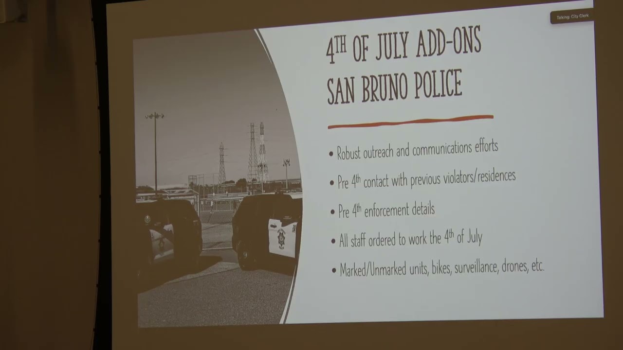 San Bruno City Council Regular Meeting, June 24, 2025.