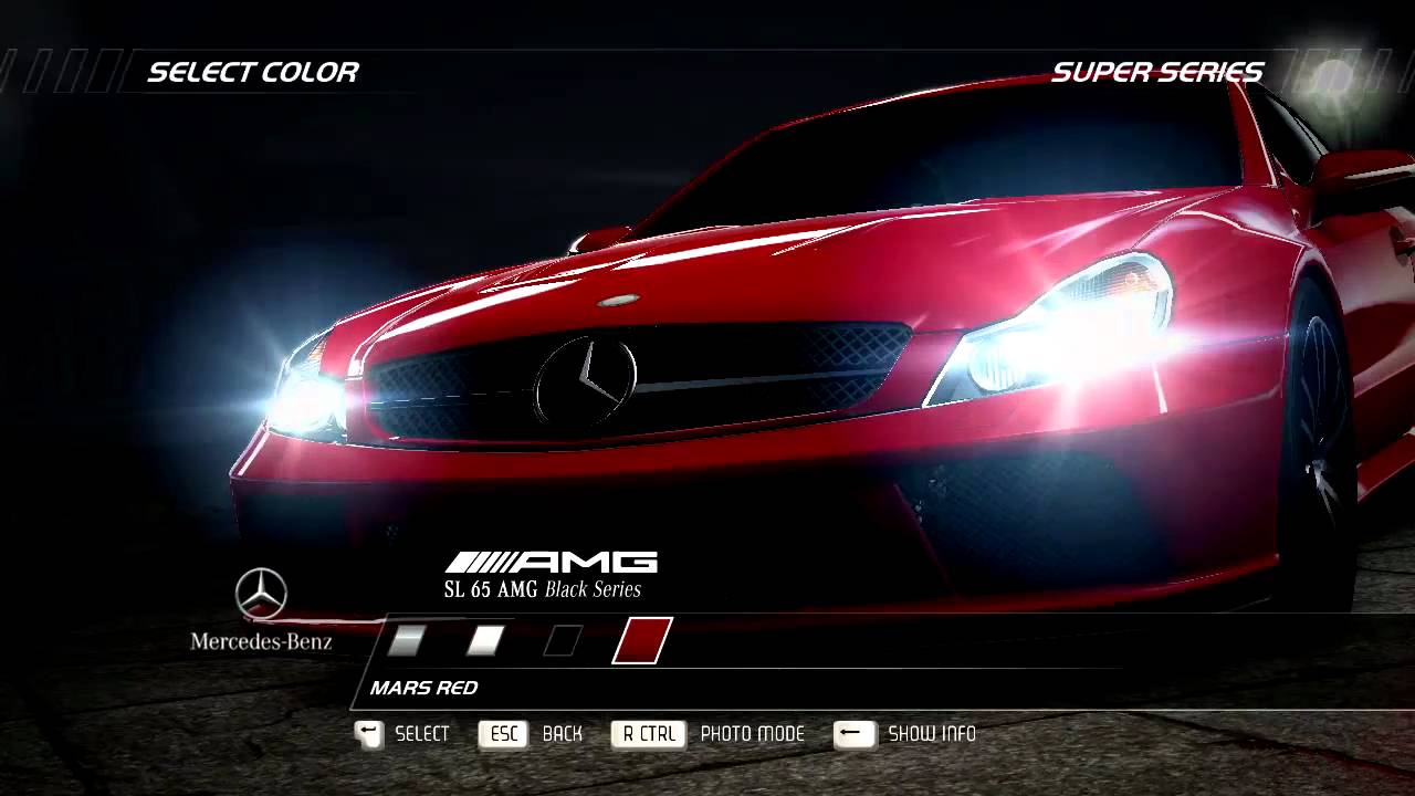 NFS Hot Pursuit - Presenting Mercedes SL 65 AMG Black Series - Super Series
