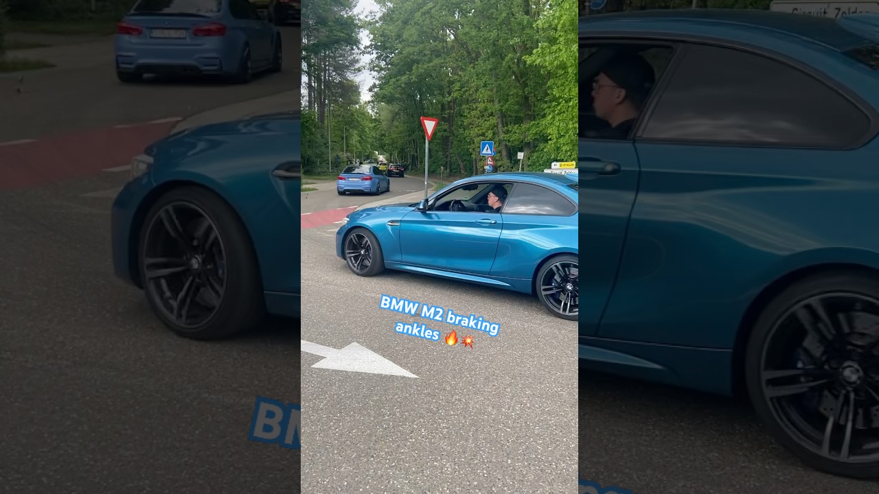 Crazy BMW M2 drifting through corners 🔥💥 