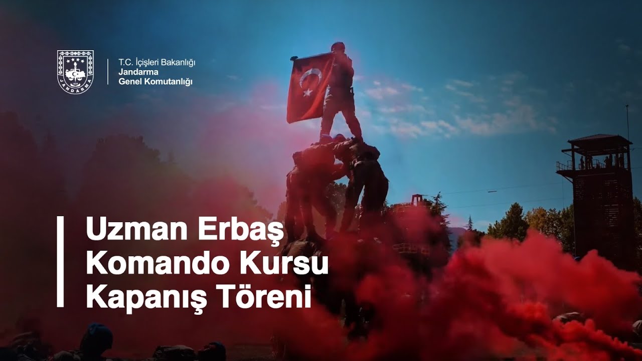 Safranbolu 37’nci Dönem Jandarma Uzman Erbaş Komando Temel Kursu Kapanış Töreni