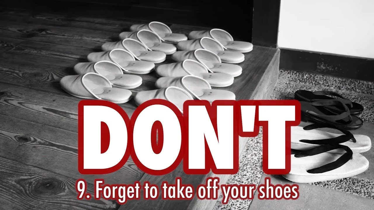 Don't forget to take off your shoes【 WHAT NOT TO DO JAPAN】