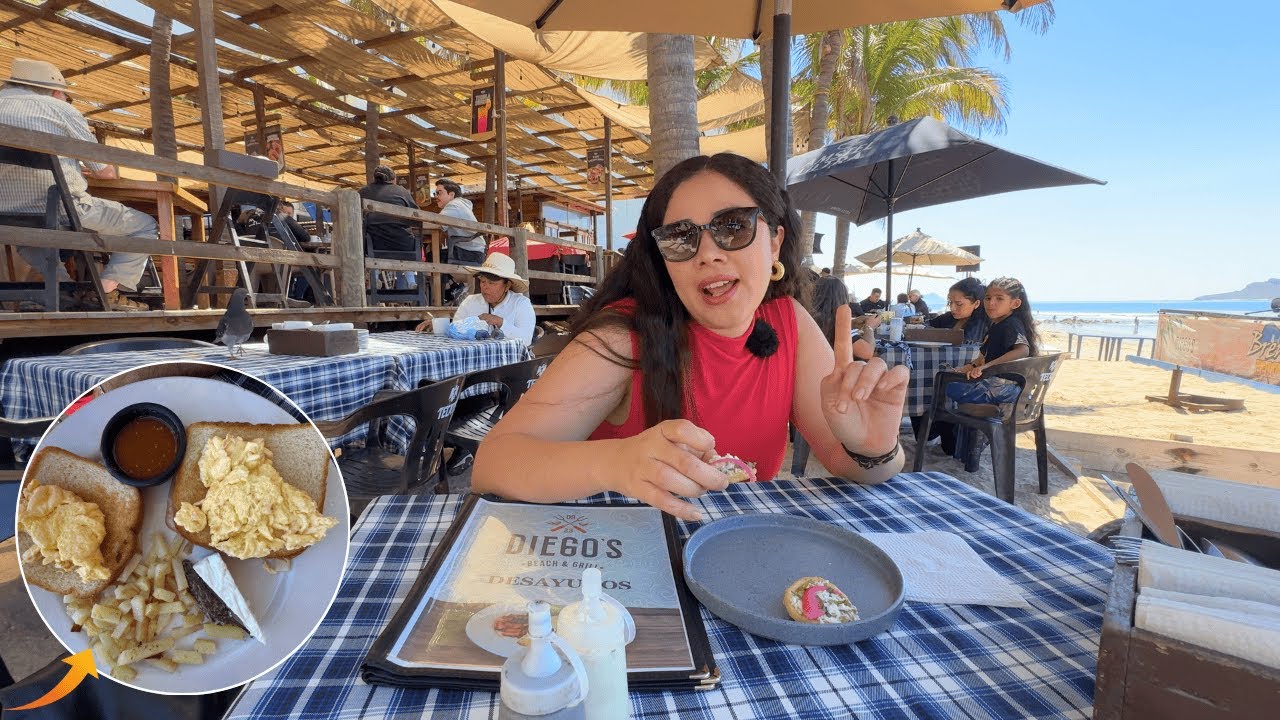 Donde DESAYUNAR EN MAZATLÁN | Diego´s Beach & Grill