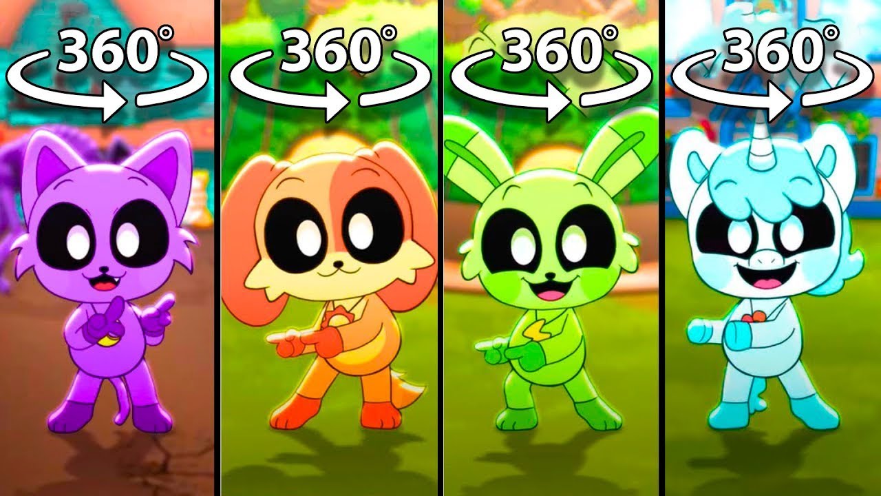 Smiling Critters POKEDANCE in 360 VR Finding Challenge | Poppy playtime 3