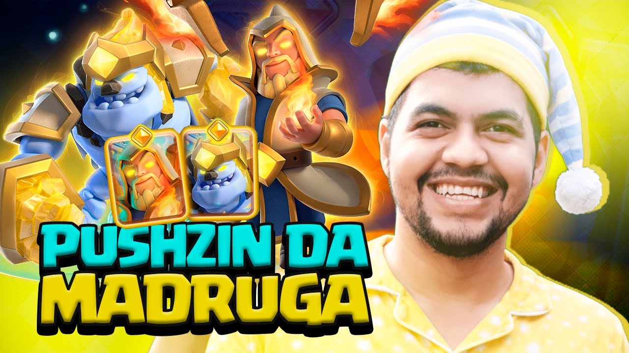PUSHZIN DA MADRUGA TÁ ON!! #shorts #live #clashroyaleaovivo