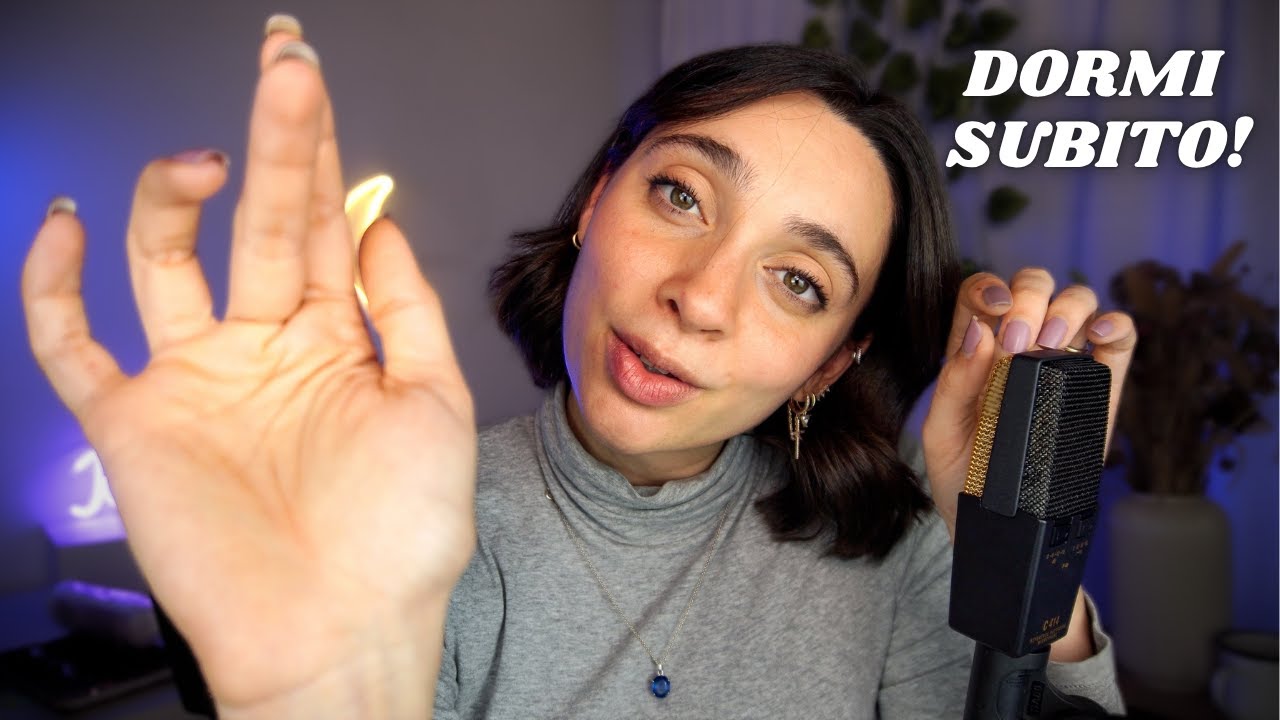 ASMR PER CHI HA DISPERATAMENTE BISOGNO DI DORMIRE 😴💤