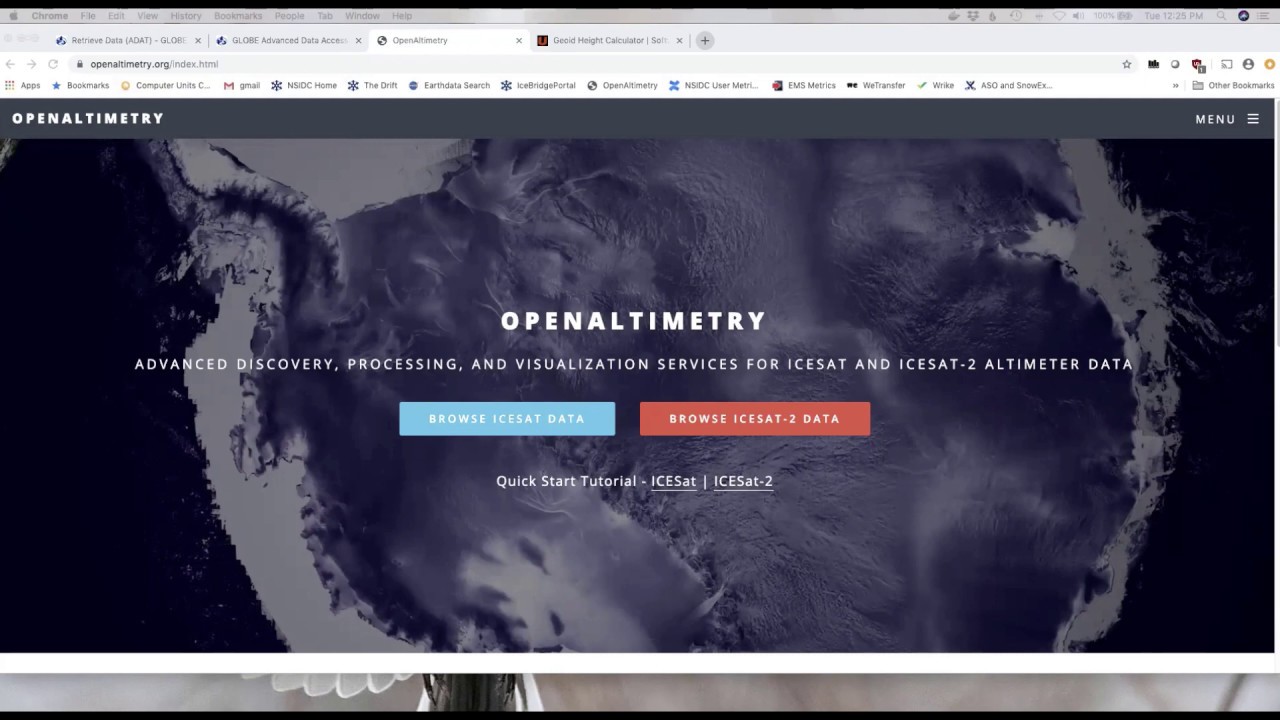 Open Altimetry Tutorial