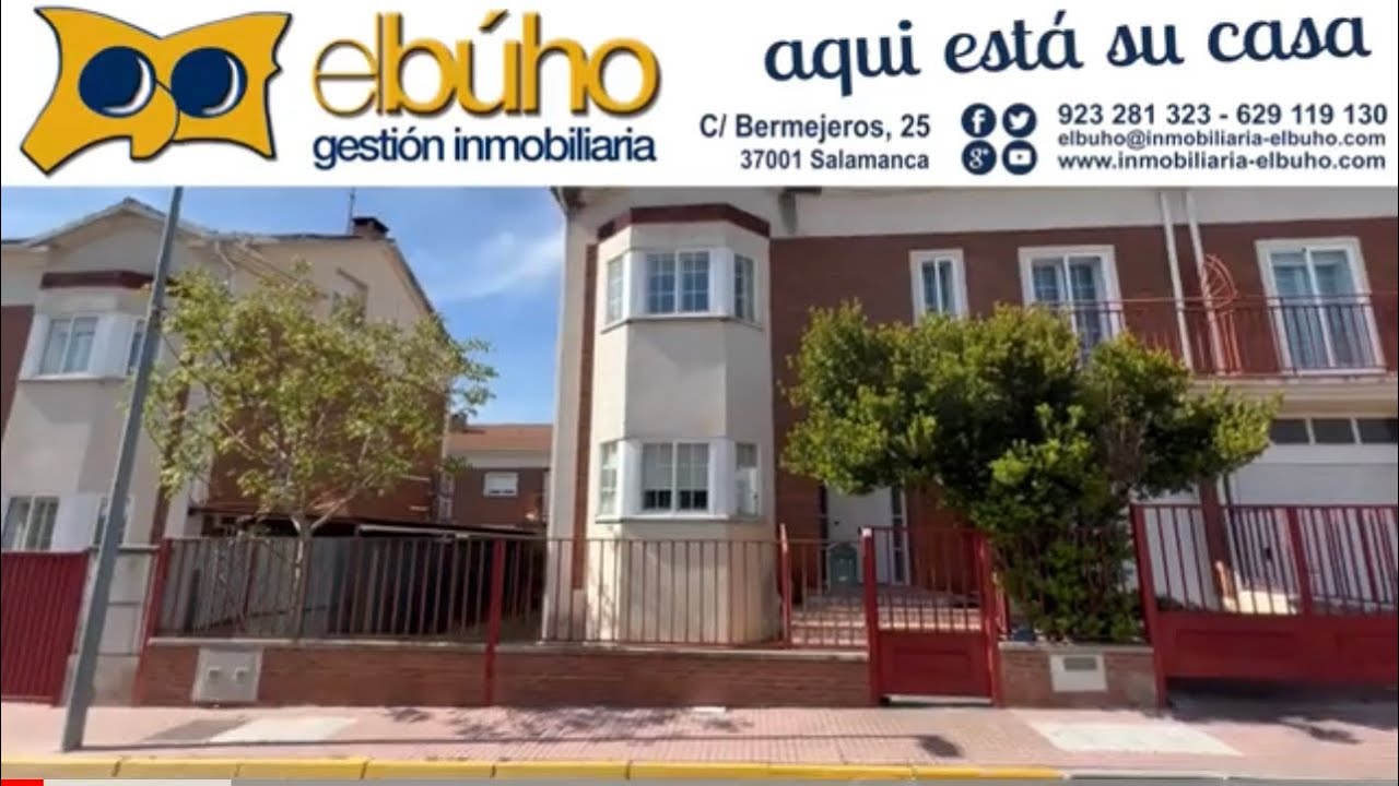 Chalet pareado en venta en Cabrerizos Salamanca www.inmobiliaria-elbuho.com