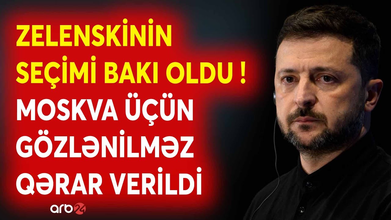 Zelenski bu mövzuda Azərbaycanı seçdi: Moskva üçün gözlənilməz Bakı-Kiyev razılaşması - DETALLAR