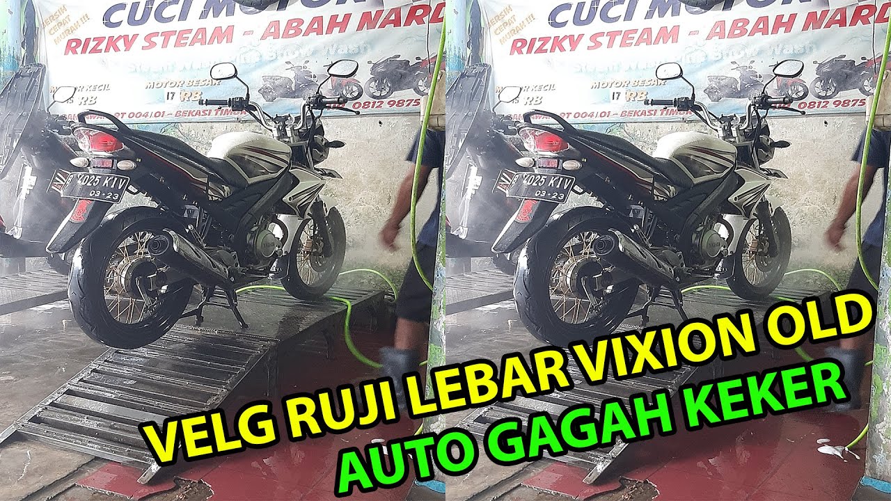VIXION OLD JARI JARI TAPAK LEBAR REVIEW ULASAN SANTUY DAN DETAIL