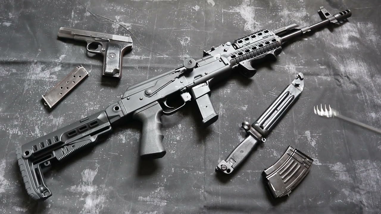 Century Arms WASR-M 9mm AK pattern rifle tabletop review and budget upgrades