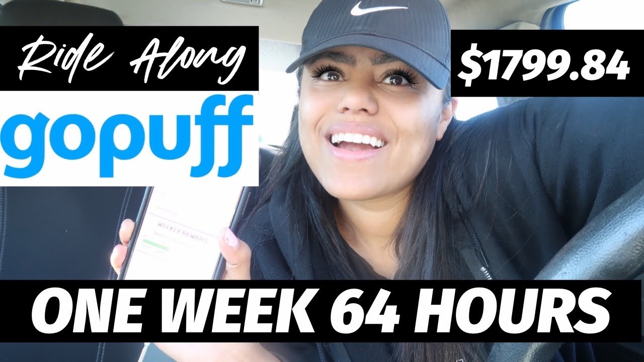 WORK #GOPUFF WITH ME! FULL WEEK + $1700 EARNINGS!