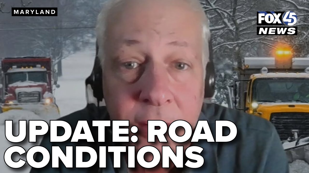 Sunday mid-morning update: Dangerous road conditions across Maryland