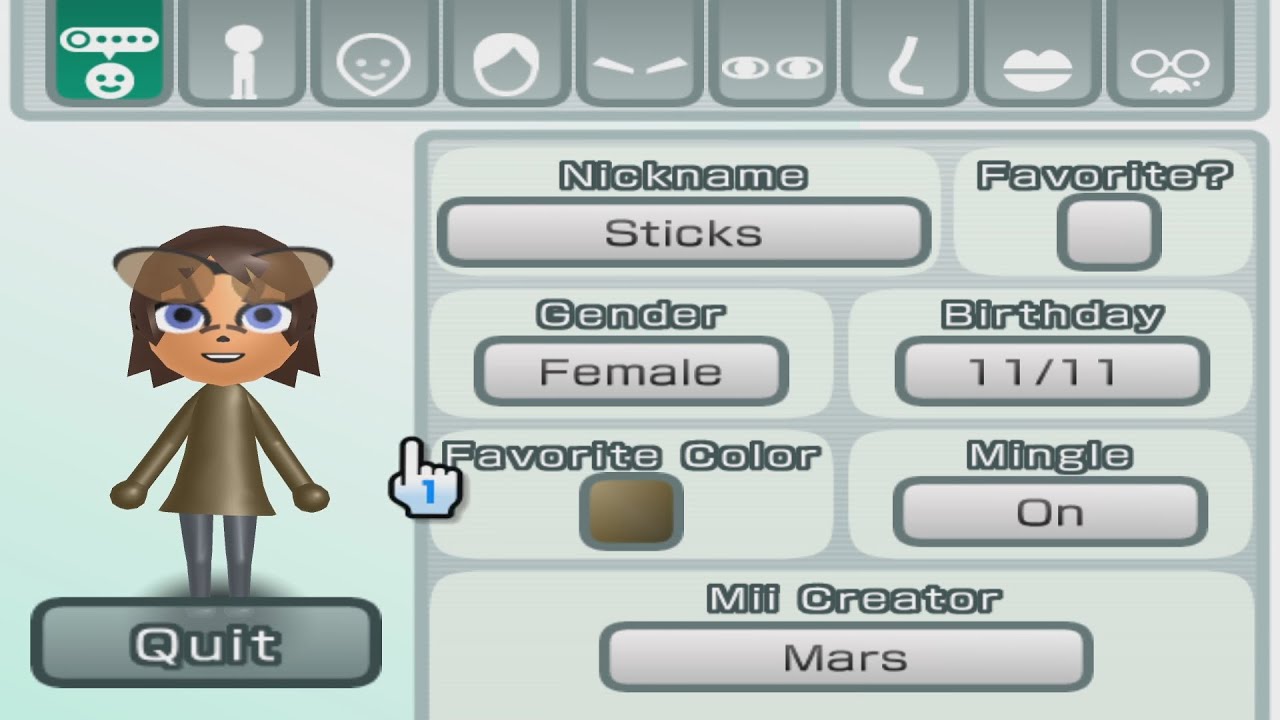 Sticks the Badger - Sonic the Hedgehog - Mii 3522