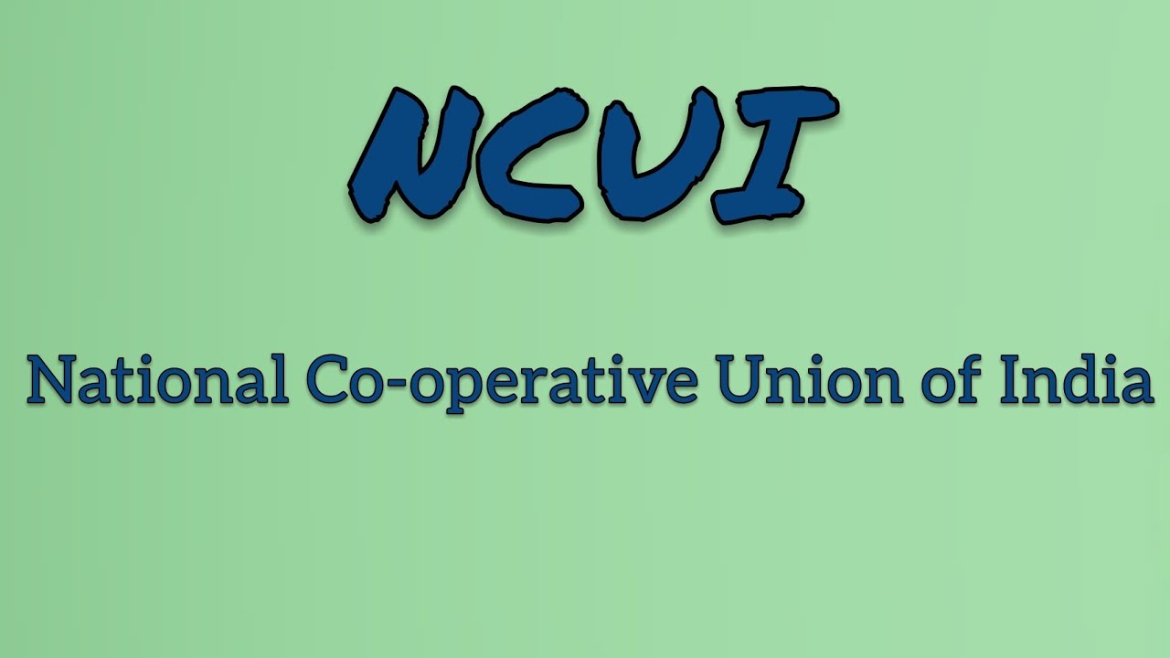 Co-operative exam, NCUI , Co-operative movement in India