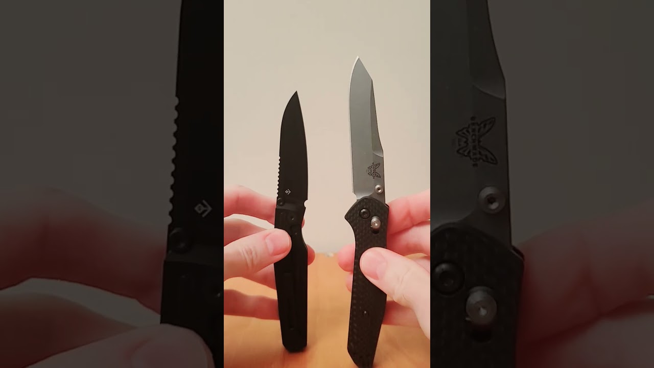 Benchmade 940-1 and Flytanium Concourse side-by-side