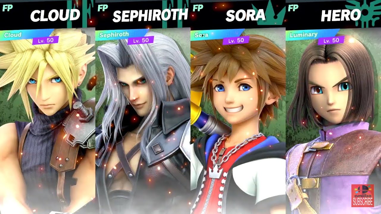Super Smash Bros Ultimate Amiibo Fights Square Enix Battle