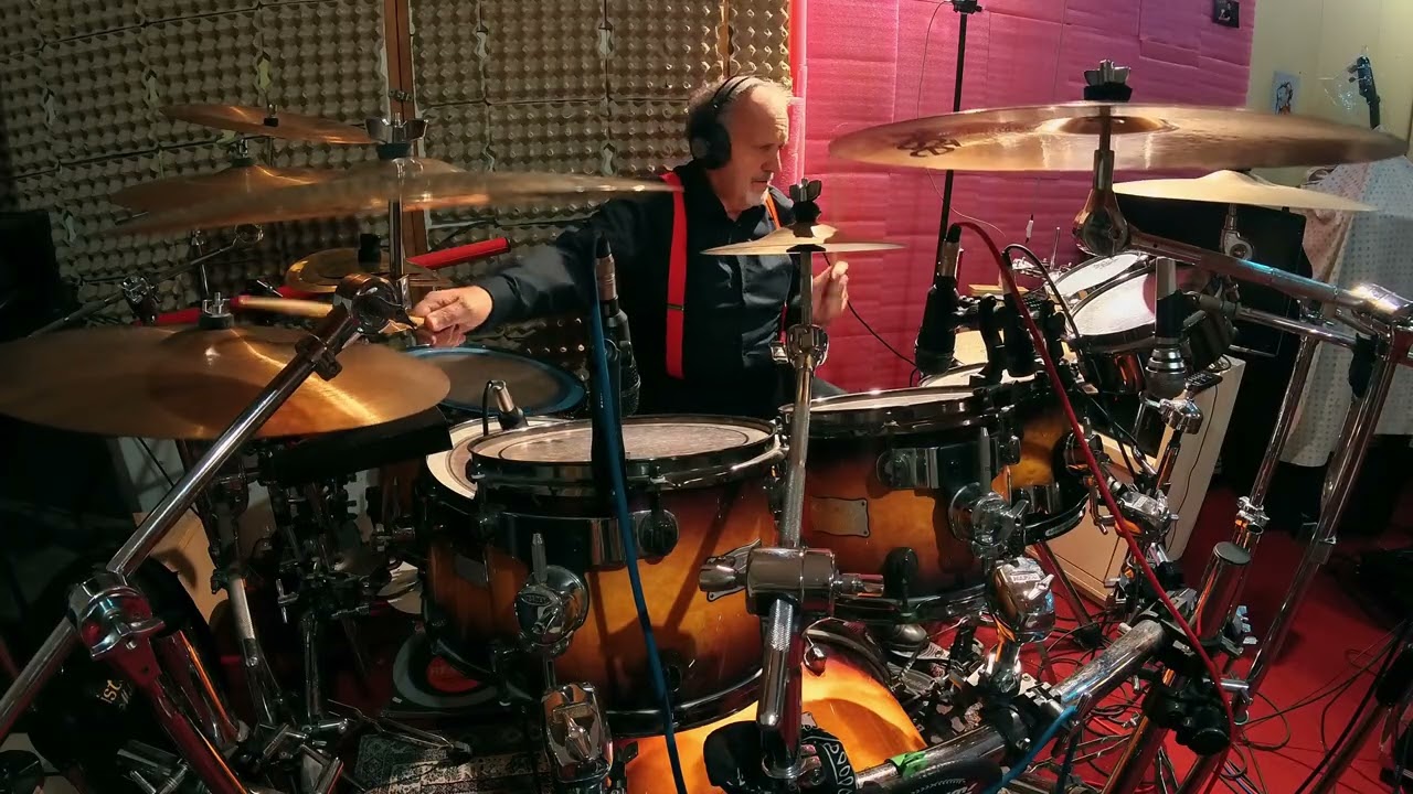 Loredana Bertè e Renato Zero - In alto mare Live drum cover by tocan