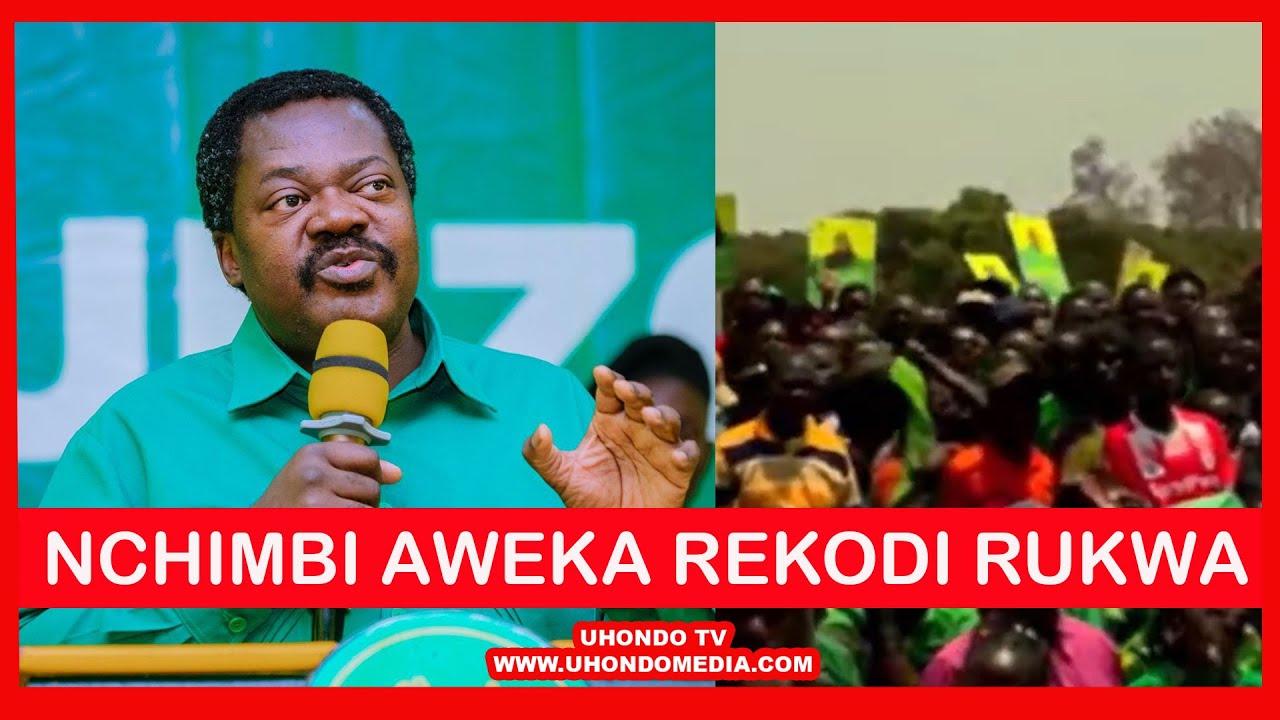 KWA MARA YA KWANZA DKT.NCHIMBI ASHINDWA KUJIZUIA\ASHUSHA NONDO NZITO MBELE YA UMATI MKUBWA