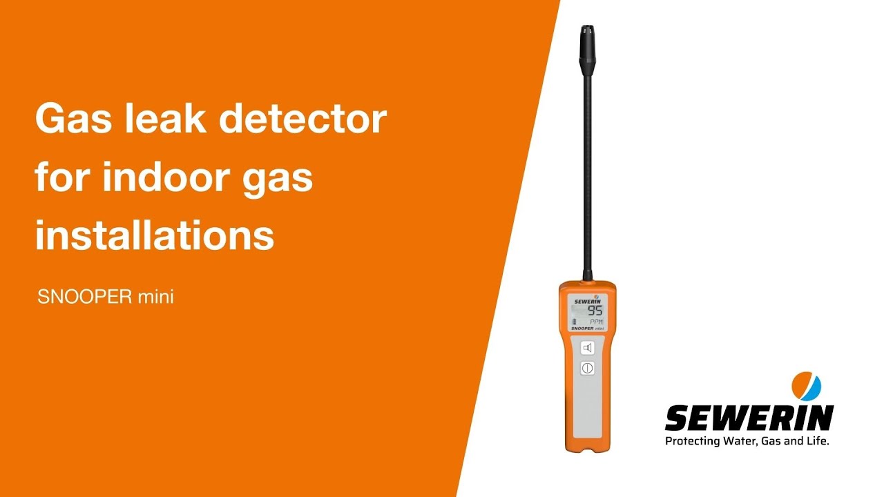 SNOOPER mini: Gas leak detector for indoor gas installations - How to check on propane gas lines