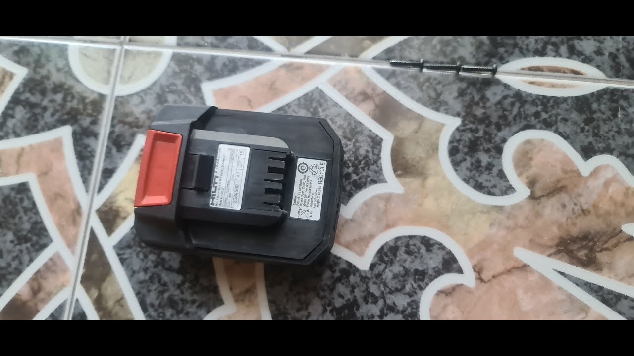 Hilti 12v batterie disassembly