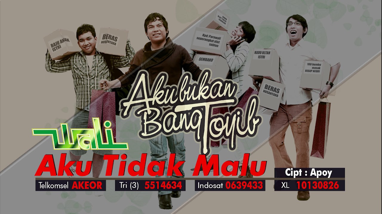 Wali - Aku Tidak Malu (Official Audio Video)