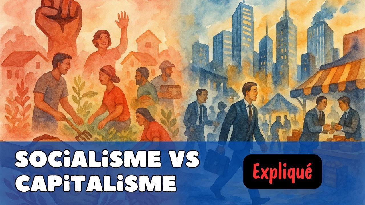 Socialisme vs capitalisme : d&eacute;finition, exemples... (expliqu&eacute; en 3 minutes)