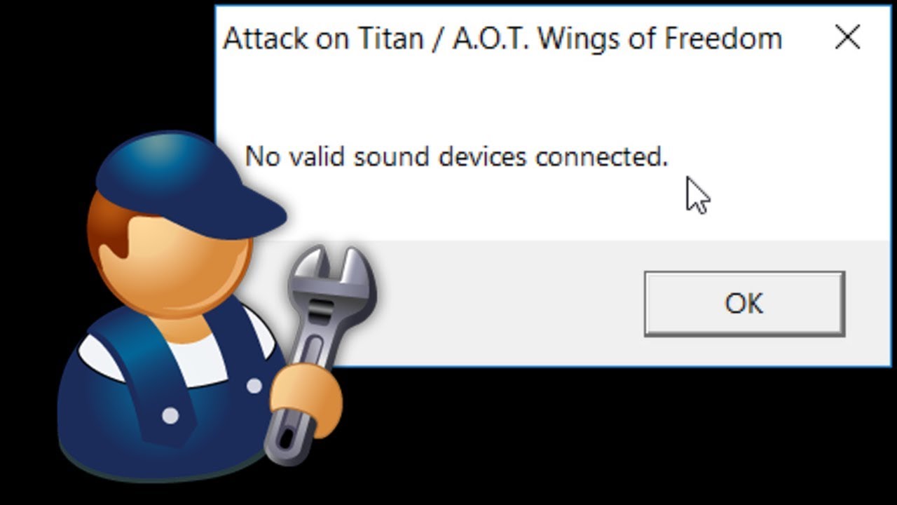 No valid sound devices connected - FIXED