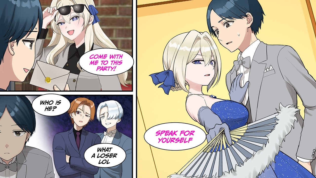 [Manga Dub] I went to a party with my celebrity childhood friend and...