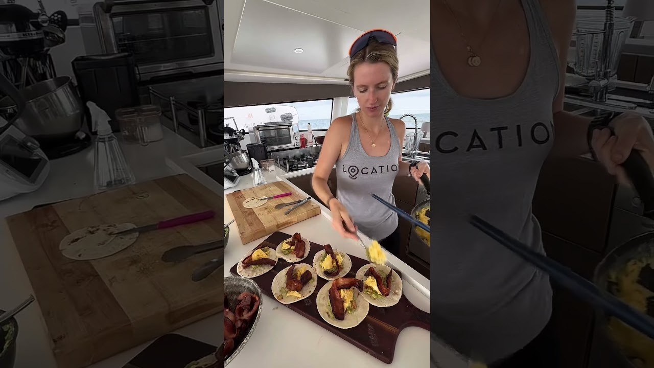 Day in my life as a private chef on a YACHT #belowdeck #sailing #privatechef