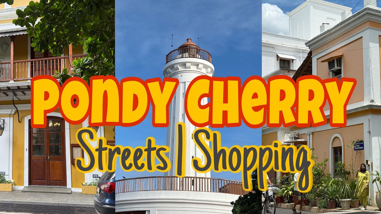 Walking Through Pondicherry 🇮🇳 | French Quarter Streets & Local Market Tour”