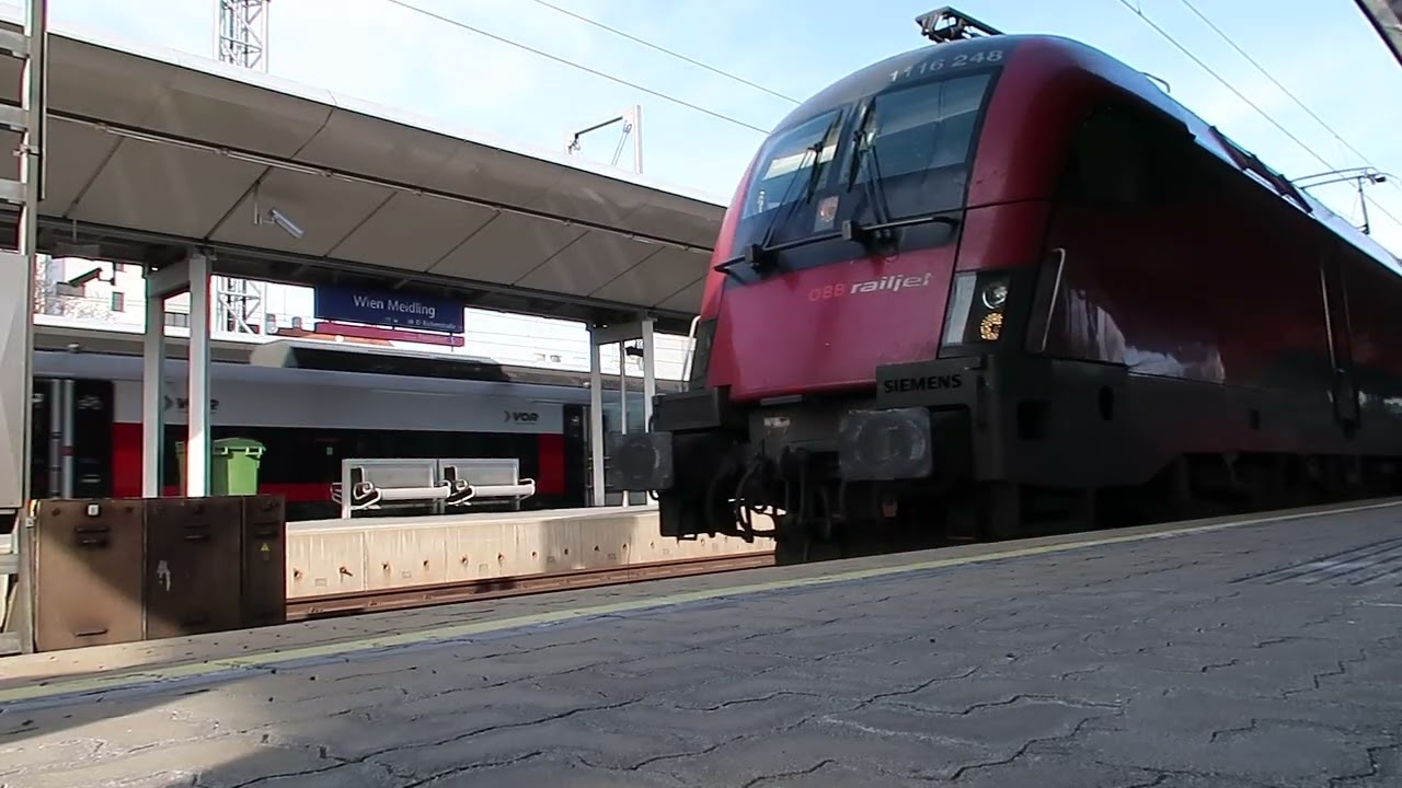 ÖBB 1116 248 Railjet als RJX 864 nach Bregenz mit ÖBB 1116 Eurovision