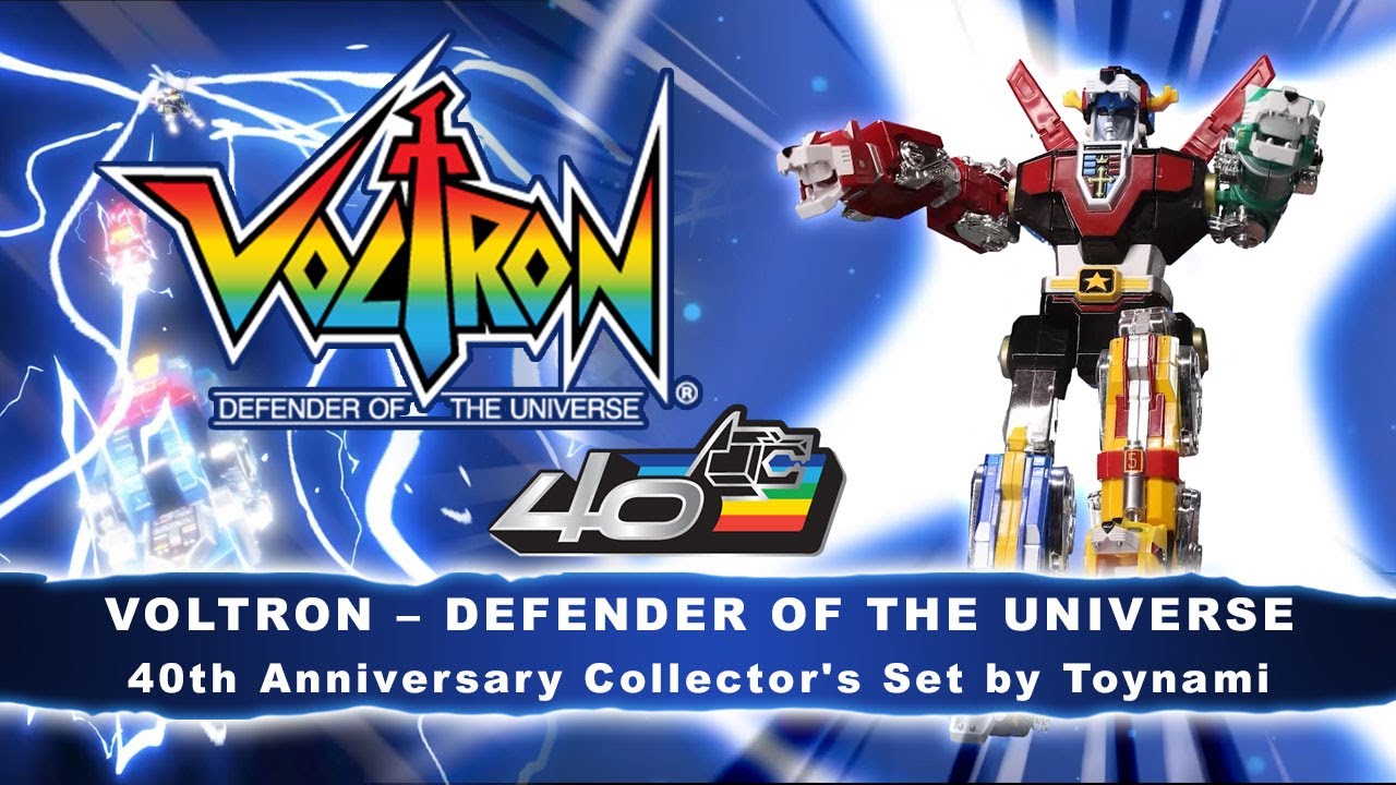 VOLTRON – DEFENDER OF THE UNIVERSE 40th Anniversary Collector's Set by Toynami