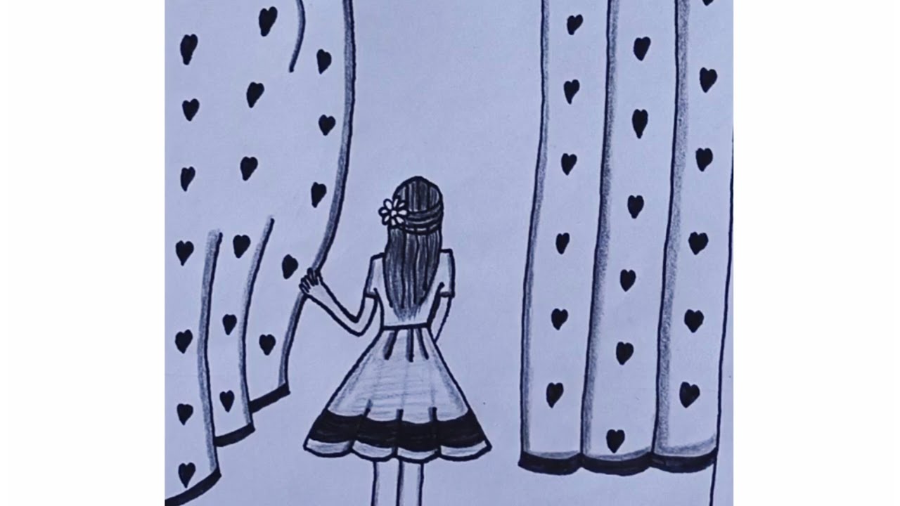 How to draw beautiful Girl drawing #easydrawing #drawing #art #S. B. Art